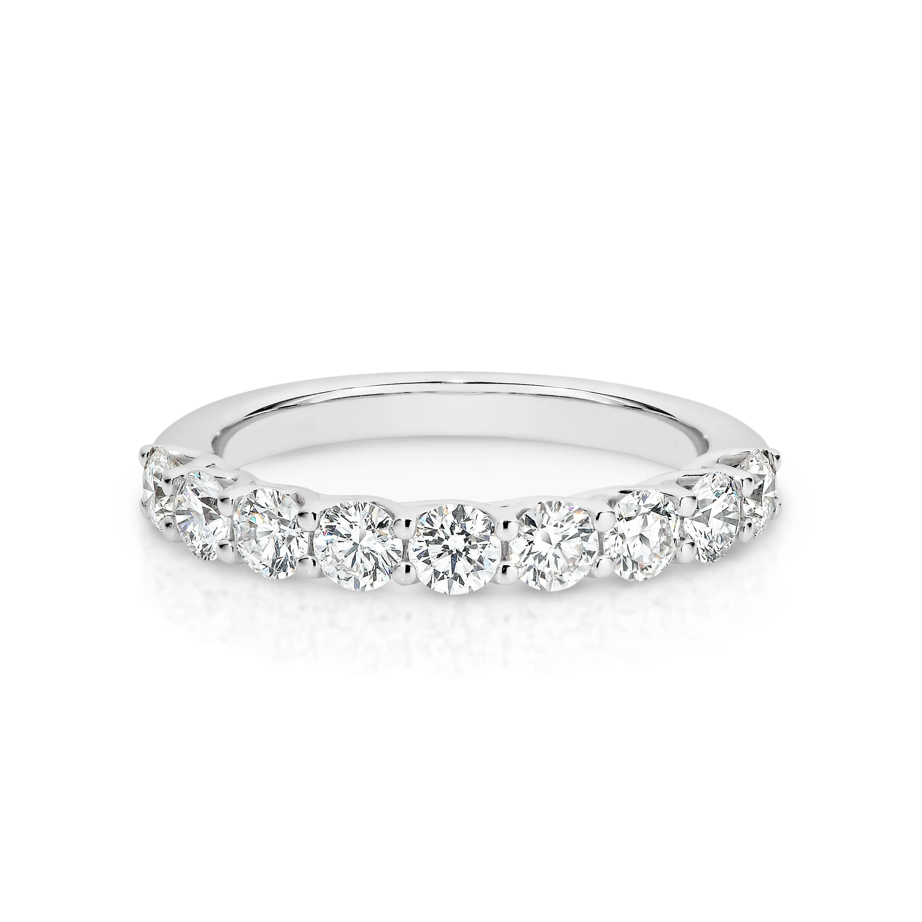 Vera | 9 Stone Round Brilliant Diamond Ring
