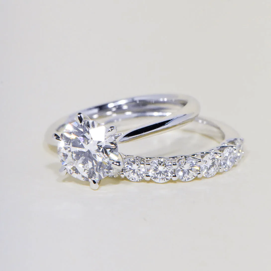 Vera | 9 Stone Round Brilliant Diamond Ring