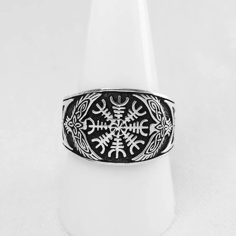 Viking Helm of Awe Ring