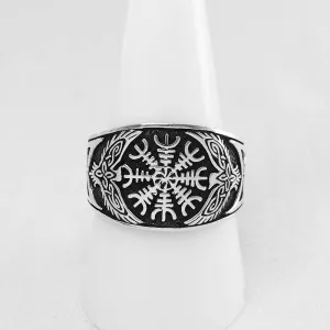Viking Helm of Awe Ring