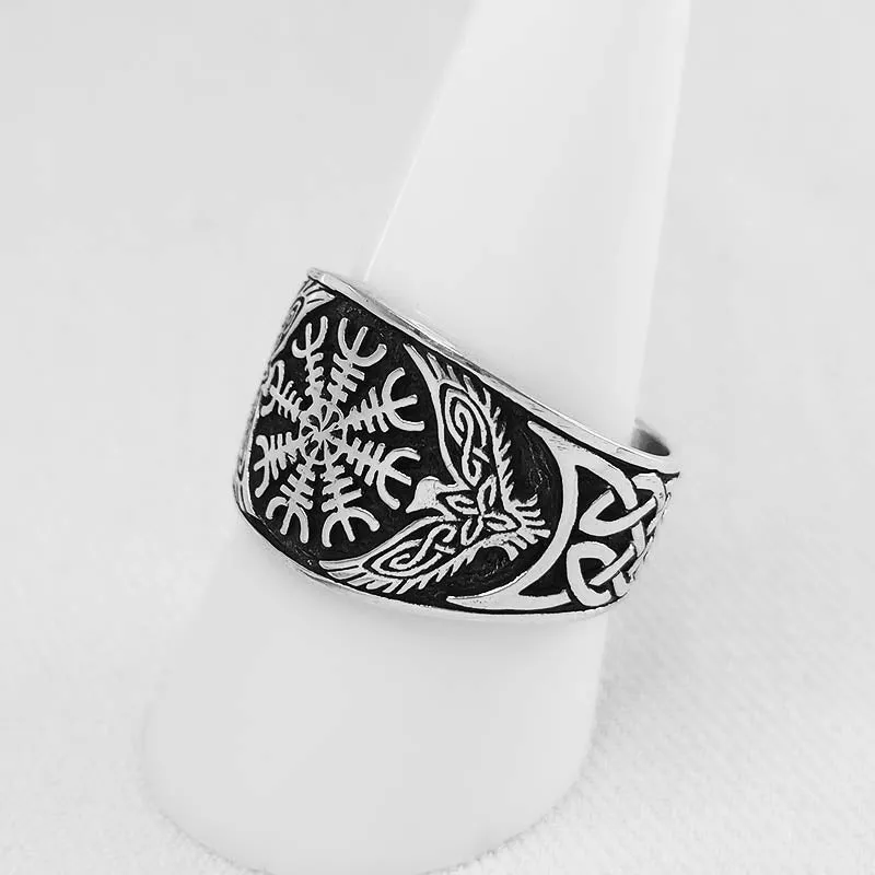Viking Helm of Awe Ring