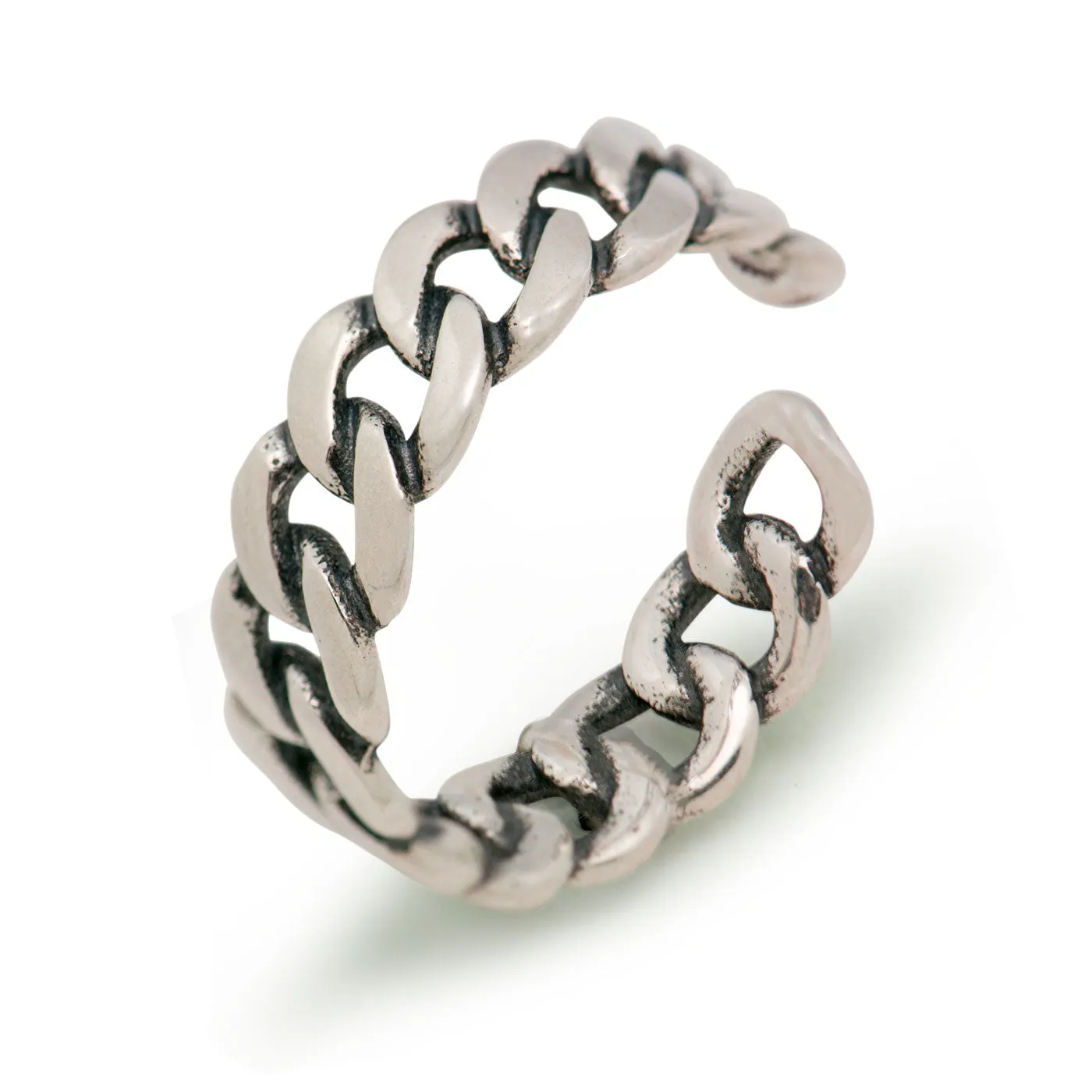 Vintage Net Ring in Sterling Silver