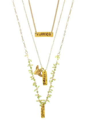 'Warrior' Three-Tiered Necklace