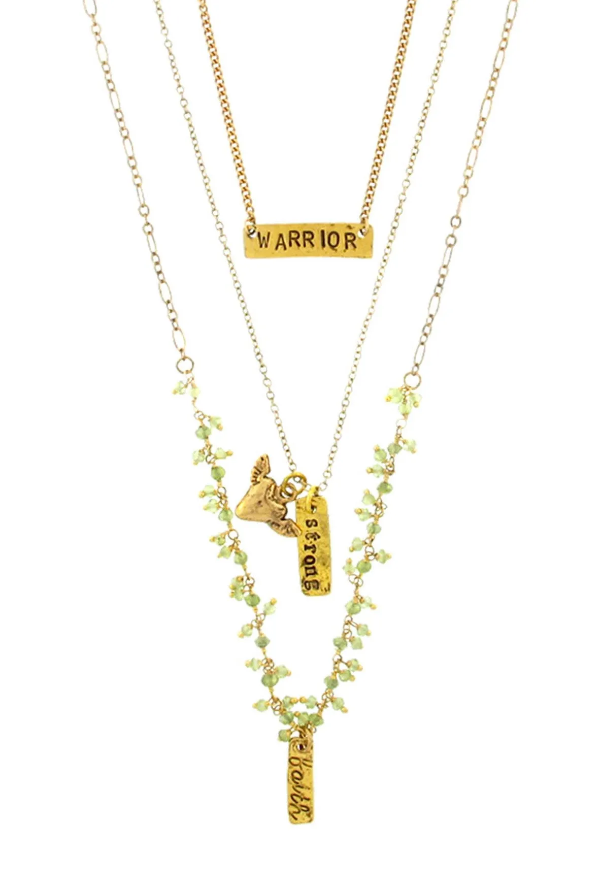 'Warrior' Three-Tiered Necklace