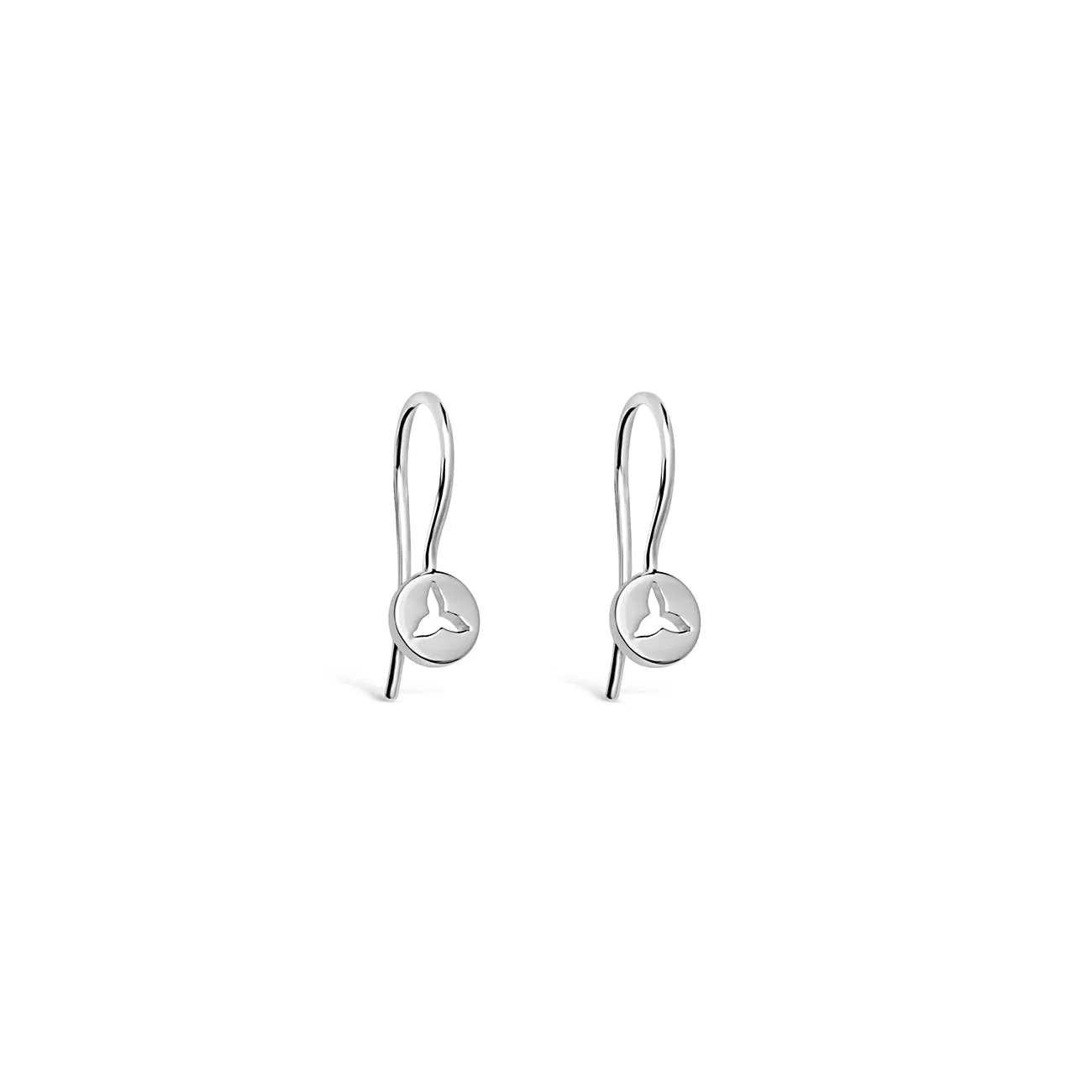 Wild Iris Icon Mini Drop Earrings