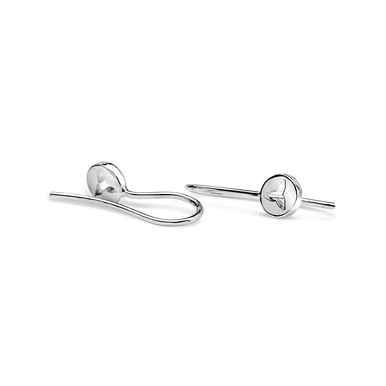 Wild Iris Icon Mini Drop Earrings