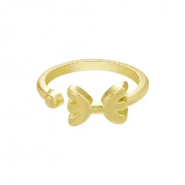 Zodiac Sign Rings - Pisces - Gold